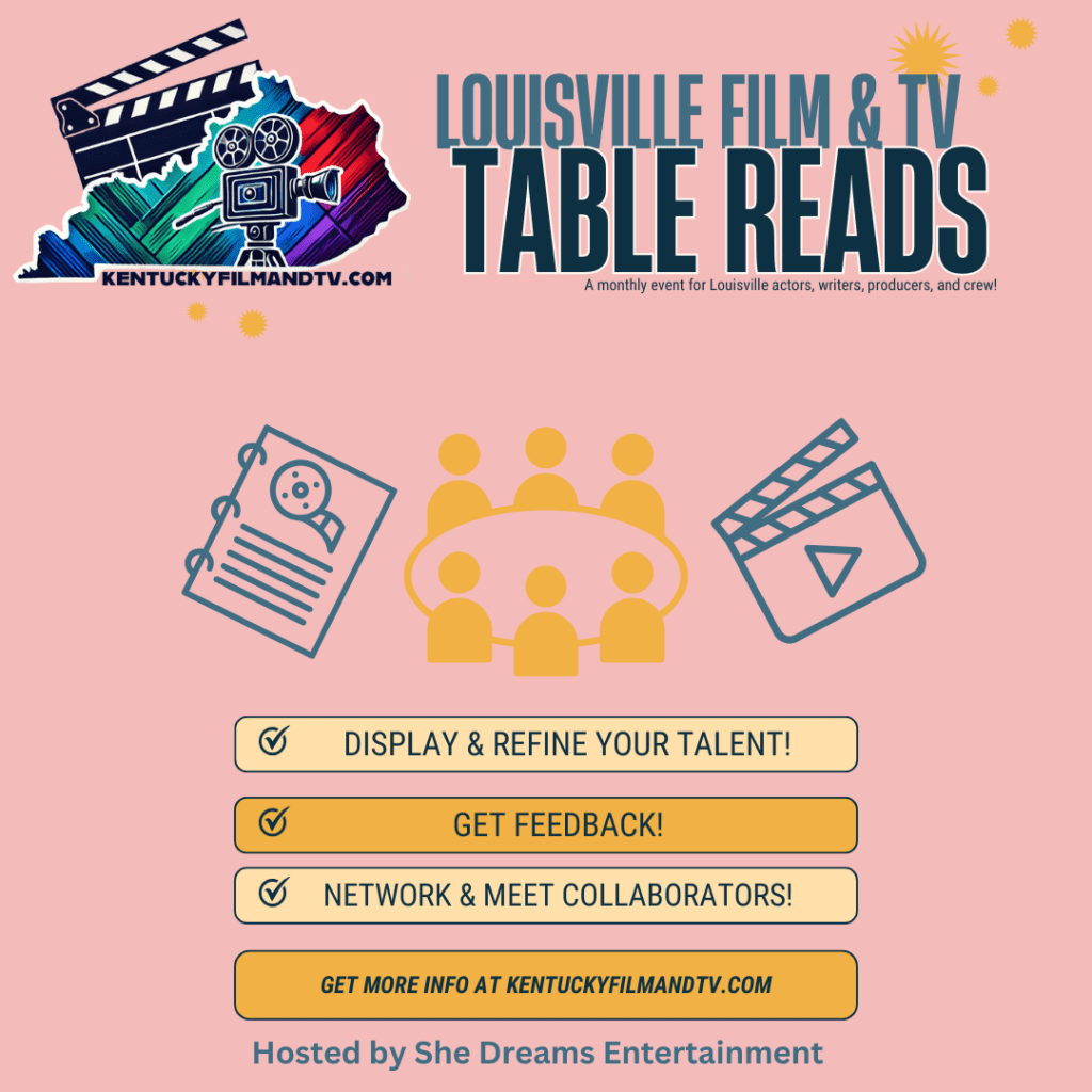 Film and TV Table Read Flyer 2025